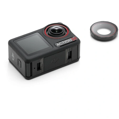 DJI action camera with 40MP photo resolution and 155° super-wide FOV