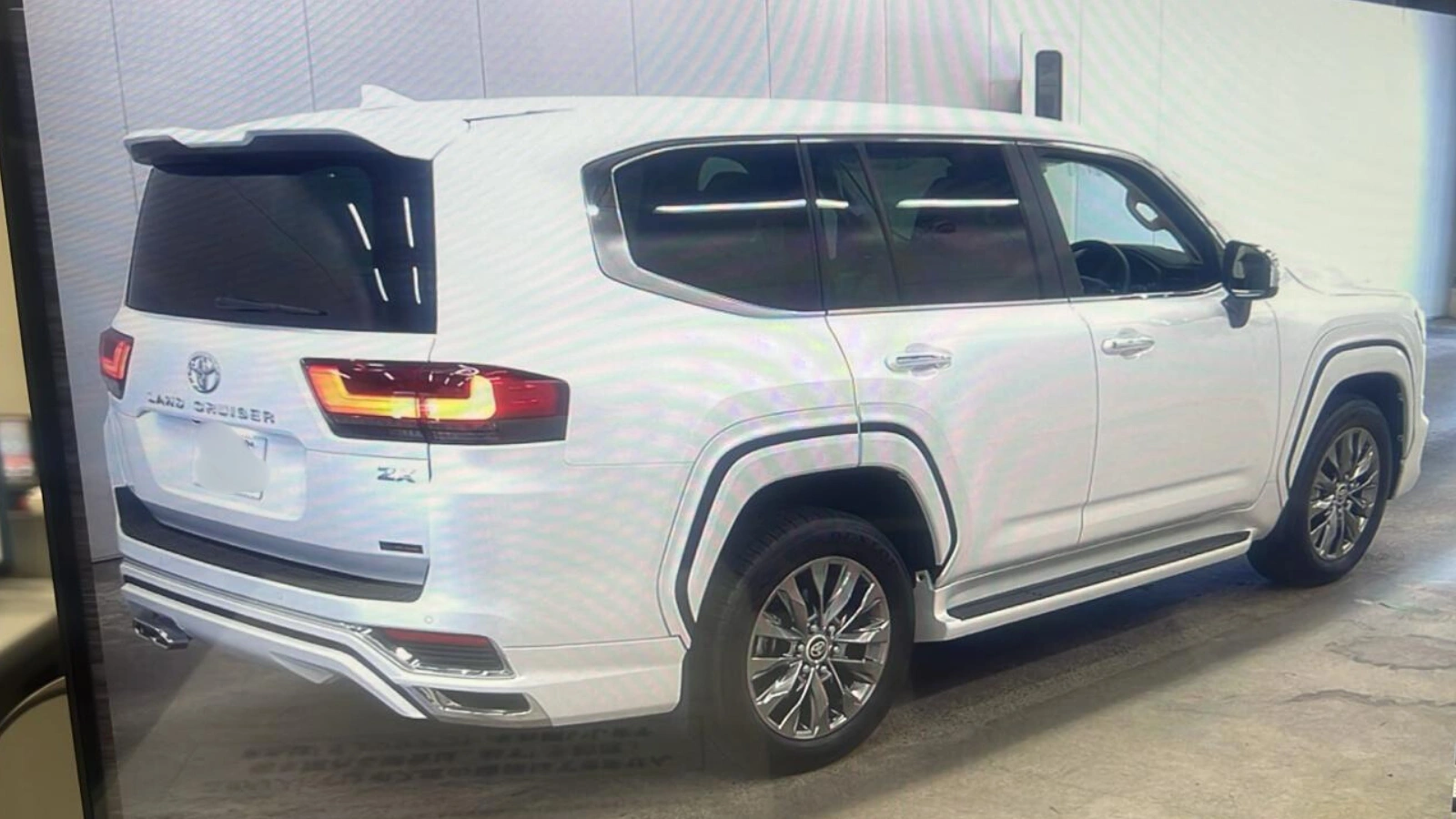 2024 Toyota Land Cruiser ZX white full body kit with 2000KM, premium leather interior and GR badge