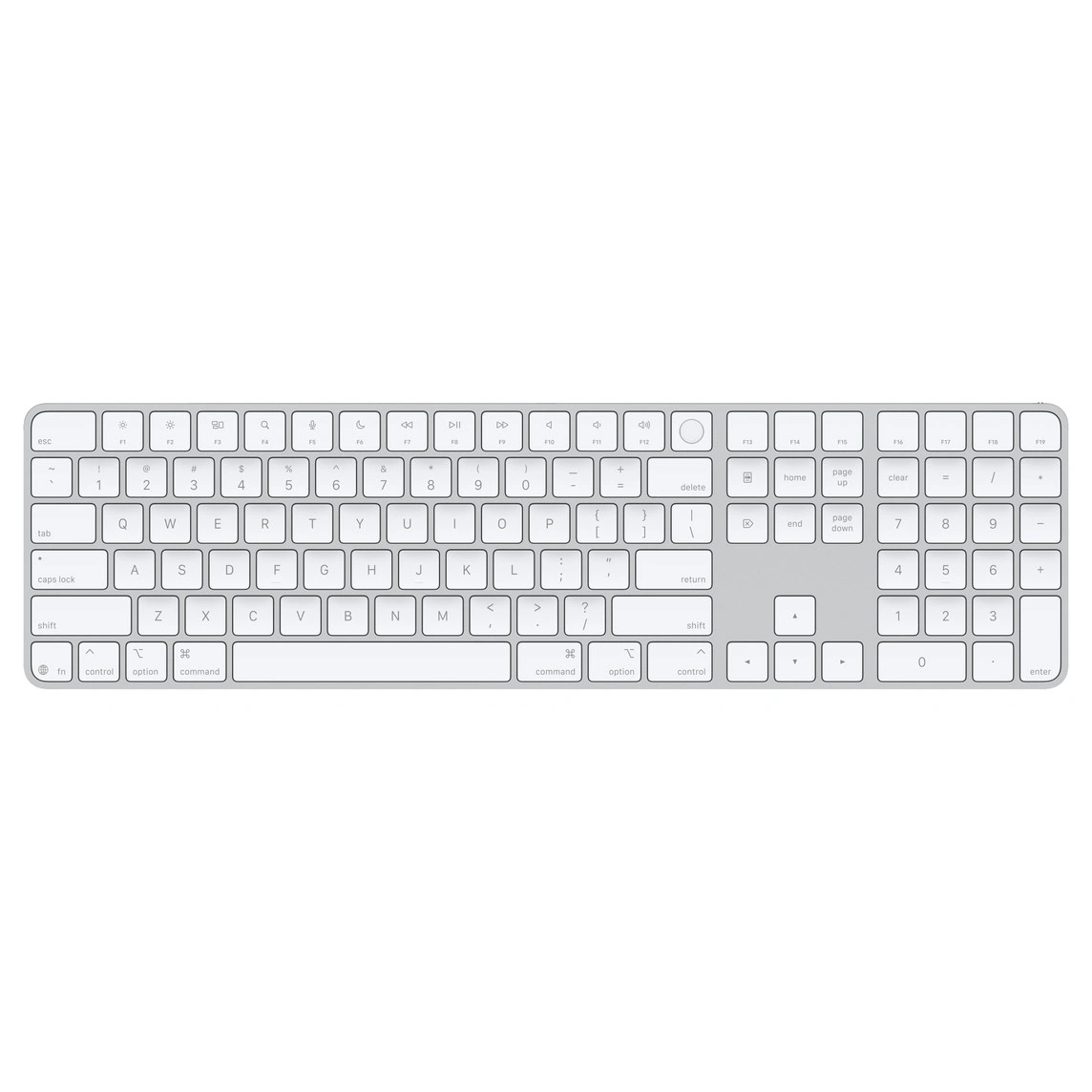 Apple Magic Keyboard with Touch ID and Numeric Keypad USB-C Black Keys for Mac with Apple silicon
