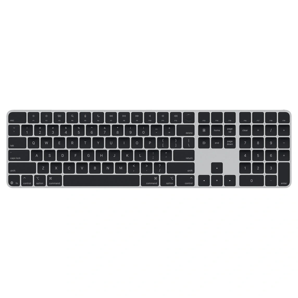 Apple Magic Keyboard with Touch ID and Numeric Keypad USB-C Black Keys for Mac