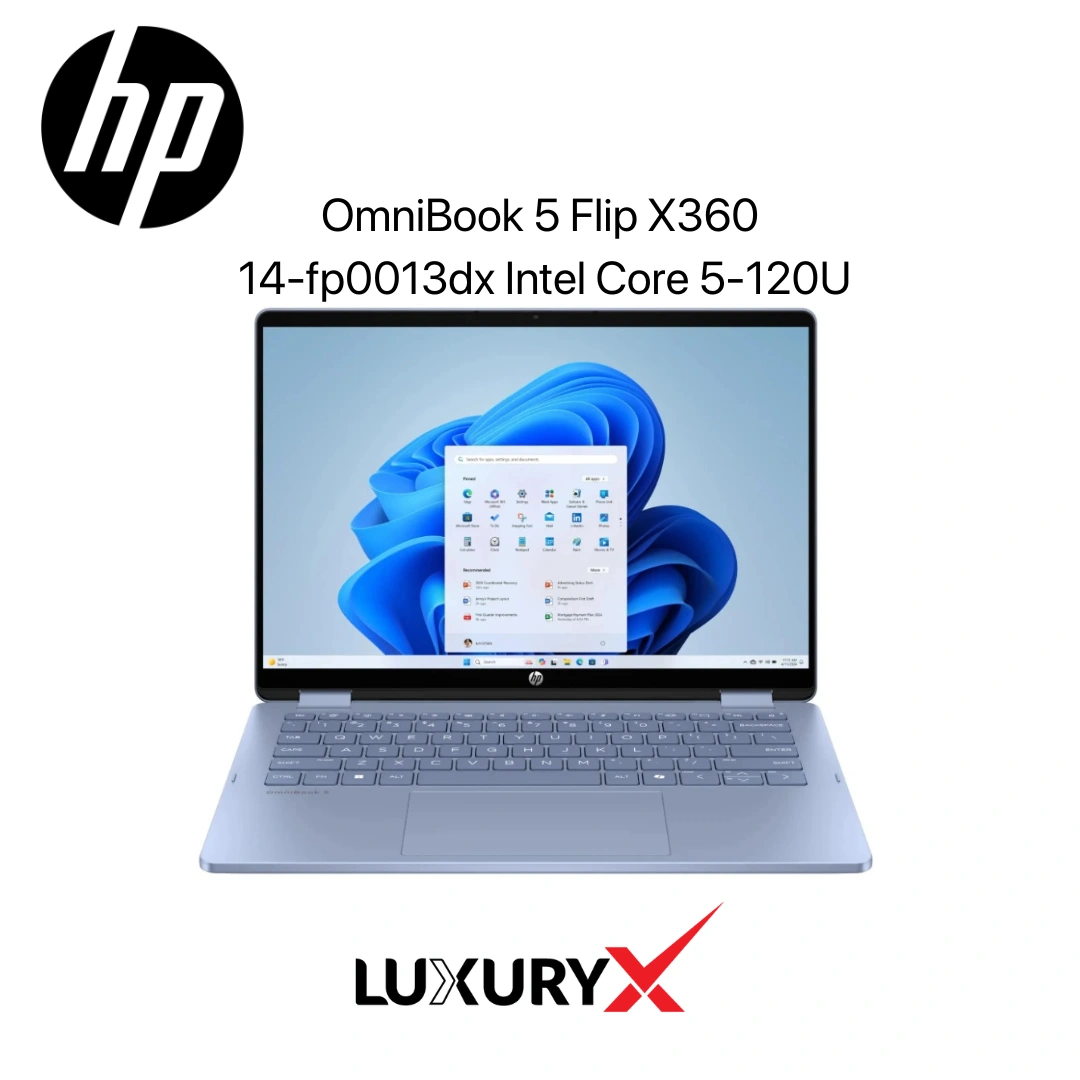 HP OmniBook 5 Flip X360 14″ Touchscreen Laptop – Intel Core 5 120U, 8GB RAM, 512GB SSD - 2023