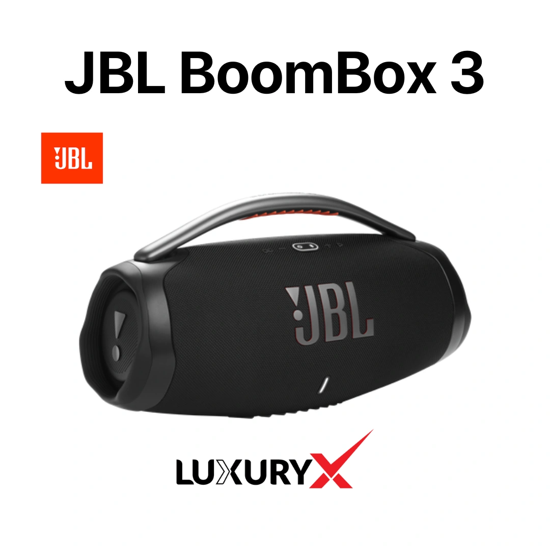 JBL Boombox 3 Portable Bluetooth Speaker – Powerful 80W Subwoofer | 24H Playtime | IP67 Waterproof