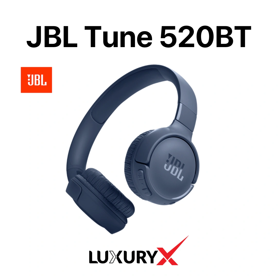 JBL Tune 520BT Wireless On-Ear Headphones with Pure Bass & 57H Battery Life