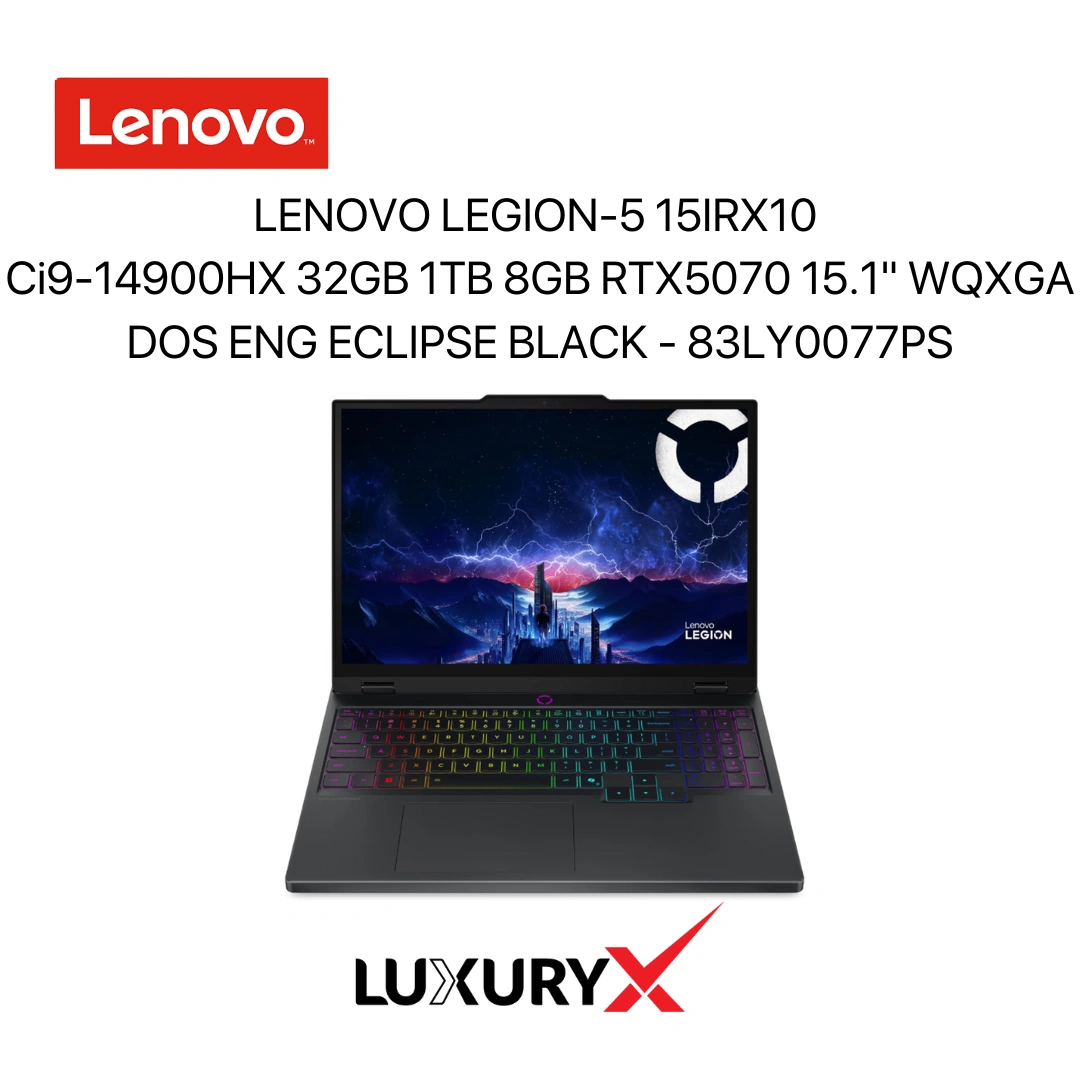 Lenovo Legion 5 15IRX10 i9-14900HX | RTX 5070 | 32GB RAM | 1TB SSD | 15.1" OLED Gaming Laptop